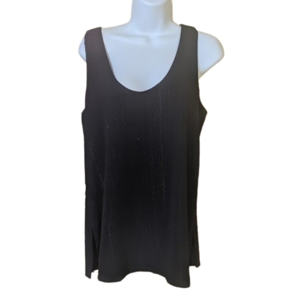 Long Black Tank Top Size Medium